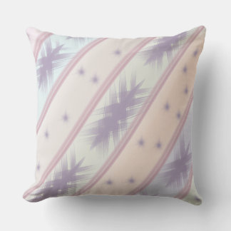 Pastel Star Abstract Throw Pillow Kudde