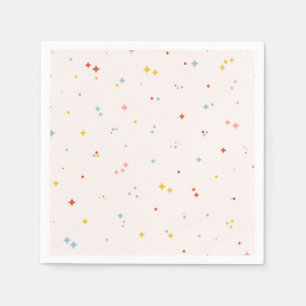Pastel Star Mönster Pappersservett