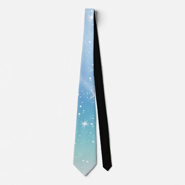 Pastel Starry Himlar Blue Gradient Måne Galaxy Des Slips (Framsida)