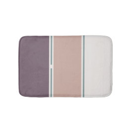 Pastel Stripes-2 – Lugn badrumsrand accent Badrumsmatta