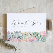 Pastel Succulents Garland Bröllop