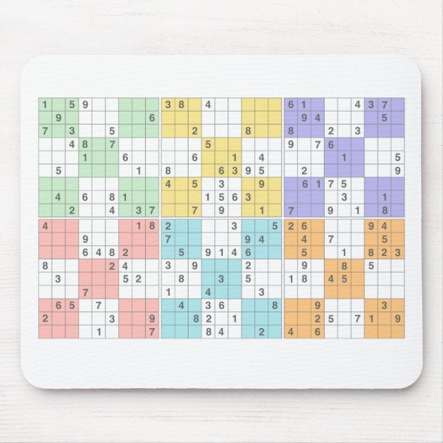 pastel sudoku musmatta (Framsidan)
