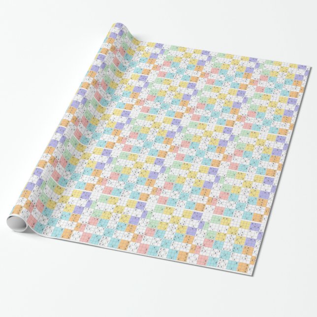 pastel sudoku presentpapper (Utrullad)