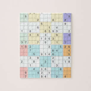 pastel sudoku pussel