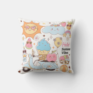 Pastel Summer Vibes Kudde