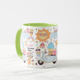 Pastel Summer Vibes Mugg