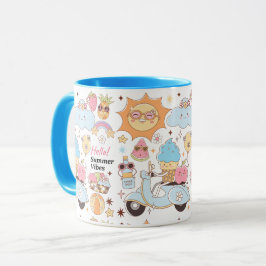 Pastel Summer Vibes Mugg