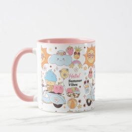 Pastel Summer Vibes Mugg
