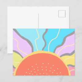 Pastel Sunrise Vykort