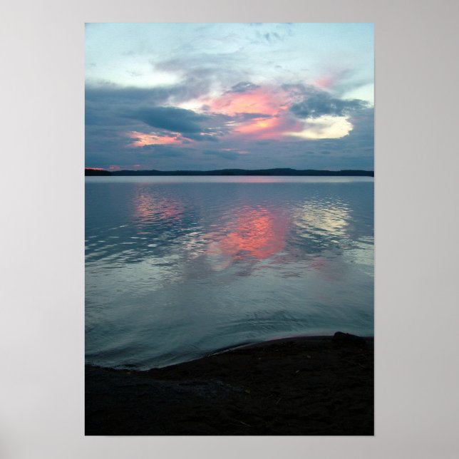 Pastel Sunset-anpassningsbar poster (Framsidan)