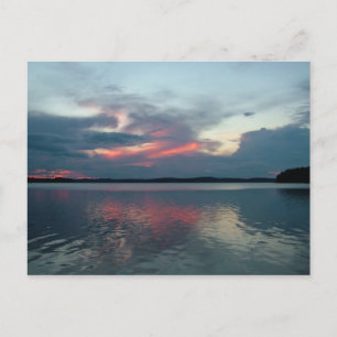 Pastel Sunset anpassningsbar vycard Vykort