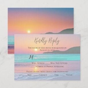 Pastel Sunset Destination Beach OSA Kort