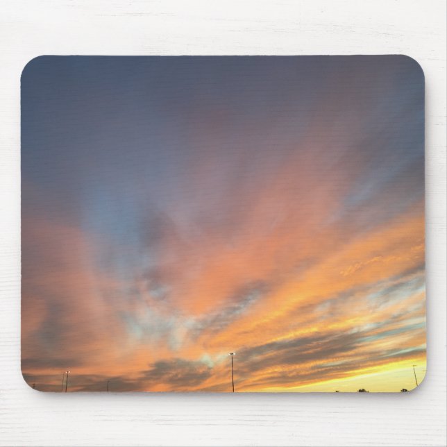 Pastel Sunset Mouse Pad Musmatta (Framsidan)