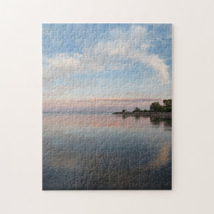 Pastel Sunset på Sjö Ontario Pussel