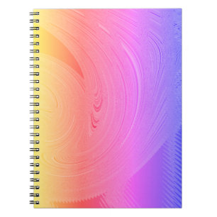 Pastel Sweep Spiral bärbar dator Anteckningsbok