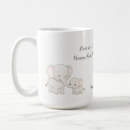 Pastel Sweet Mamma Elephant och Child Mugg