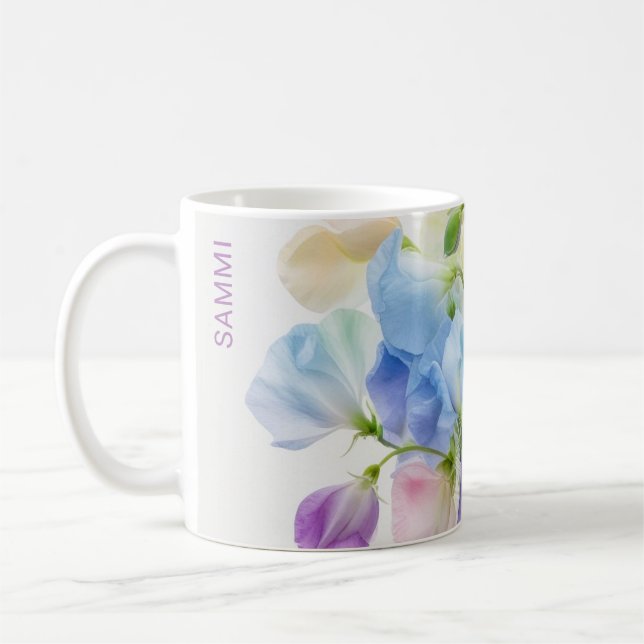 Pastel Sweet Pea Symphony Kaffemugg (Vänster)