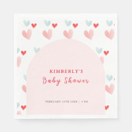 Pastel Swehoney Arch Valentiness Baby Shower Pappersservett