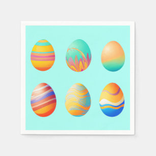 Pastel Swirl-Påskägg Pappersservett