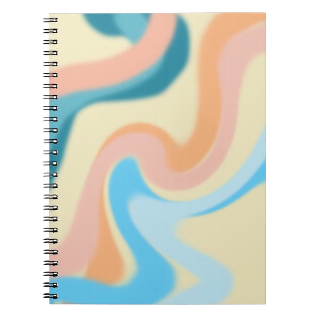 Pastel Swirls Anteckningsbok (Framsidan)