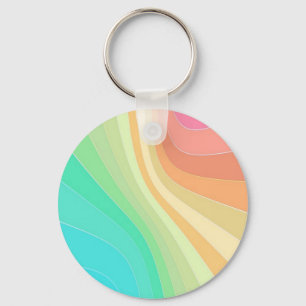 Pastel Swirls Nyckelring