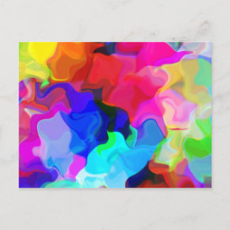 Pastel Swirls Vykort