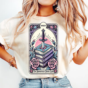 Pastel Tarot Card-kvinnor i Romantasy Bok Klubb T Shirt