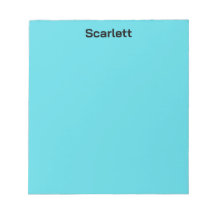 Pastel Teal Färg Personlig Namn Desk