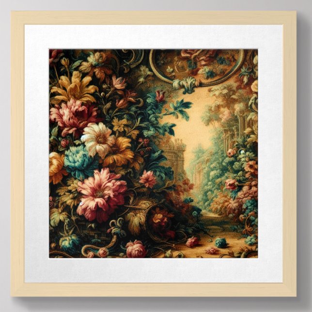 Pastel Teckning från ett antikskt teaterbruk Trasa Poster (Skapare uppladdad)