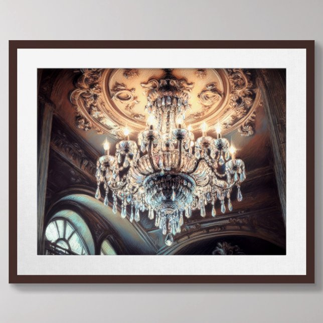 Pastel Teckning i arkitekturorganisationen Ornate  Poster (Skapare uppladdad)