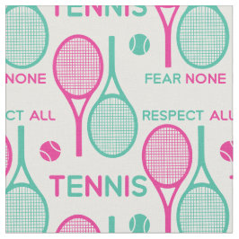 Pastel Tennis mönster (se beskrivning) Tyg