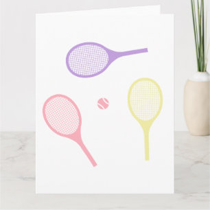 Pastel Tennis Rackets Kort