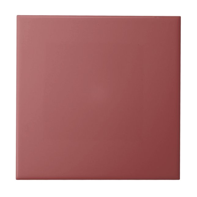 Pastel Terracotta Solid Färg Tile Kakelplatta (Framsidan)