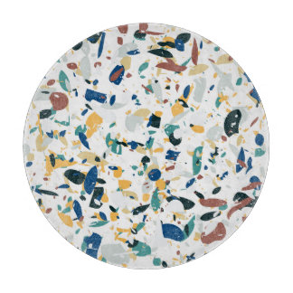 Pastel Terrazzo: Modern Abstrakt Mönster.