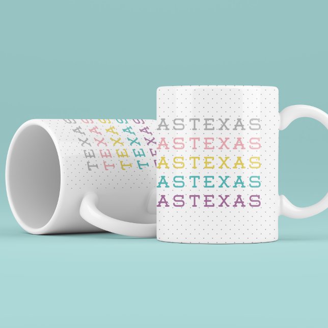Pastel Texas, Texas, Texas Kaffemugg (Skapare uppladdad)