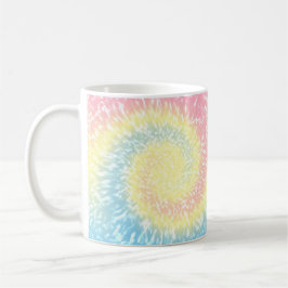 Pastel Tie Dye Hippy Swirl Kaffemugg