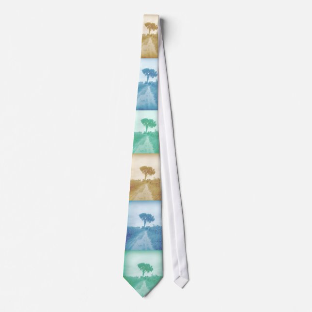 Pastel Tie Träd Slips (Framsida)