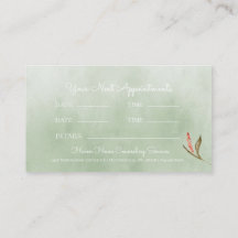 Pastel Toned Tranquil Butterfly Appointett Card