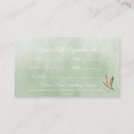 Pastel Toned Tranquil Butterfly Appointett Card Visitkort