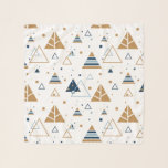 Pastel Tones Modern triangel Geometric Mönster Sjal<br><div class="desc">Färgfulla pastelltoner är moderna geometriska trianglar sömlösa mönster. Föränderlig bakgrund färg.</div>