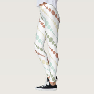 Pastel Tones Polka dots Leggings