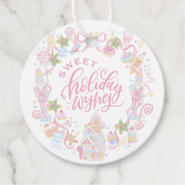 Pastel Treats | Sweet Holiday Wishes Gåvor Etiketter
