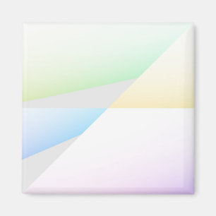 Pastel Triangles Magnet