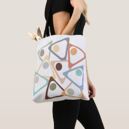 Pastel Triangles Tygkasse