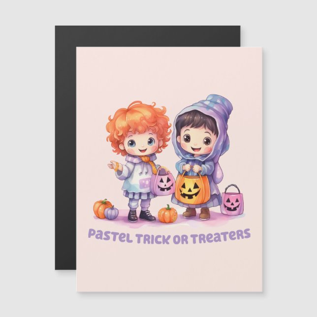 Pastel Trick eller Treaters (Fram/baksida)