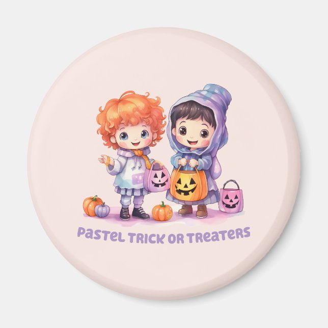 Pastel Trick eller Treaters Magnet (Framsidan)