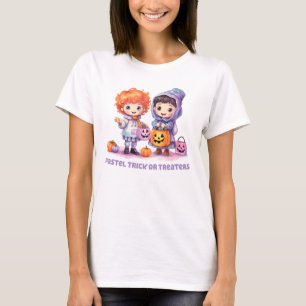 Pastel Trick eller Treaters T Shirt