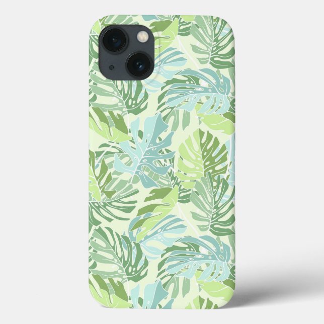 Pastel Tropical Handflatan Löv (Baksida)