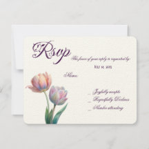 Pastel Tulip Bröllop Suite Elegant Typography