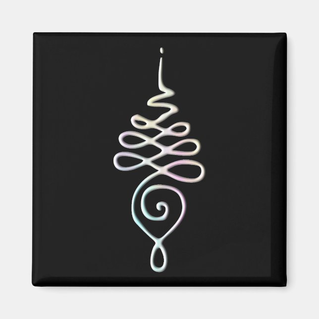 Pastel Unalome Magnet (Framsidan)